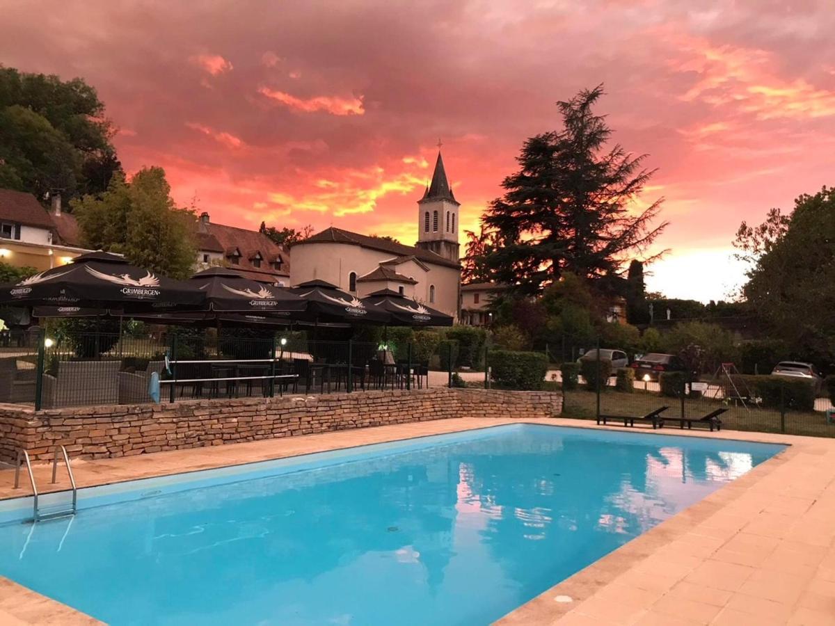 Hotel Restaurant Les Falaises Bouziès Kültér fotó