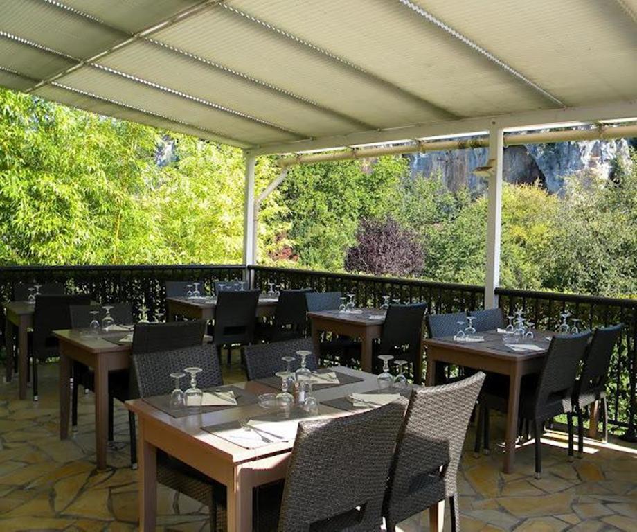 Hotel Restaurant Les Falaises Bouziès Kültér fotó