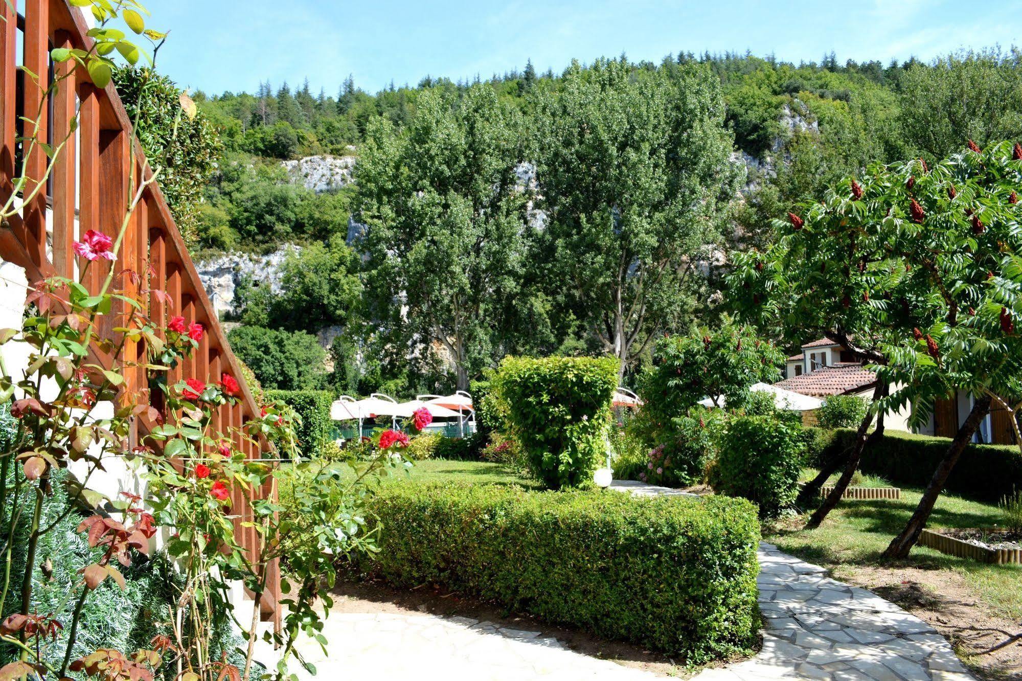 Hotel Restaurant Les Falaises Bouziès Kültér fotó