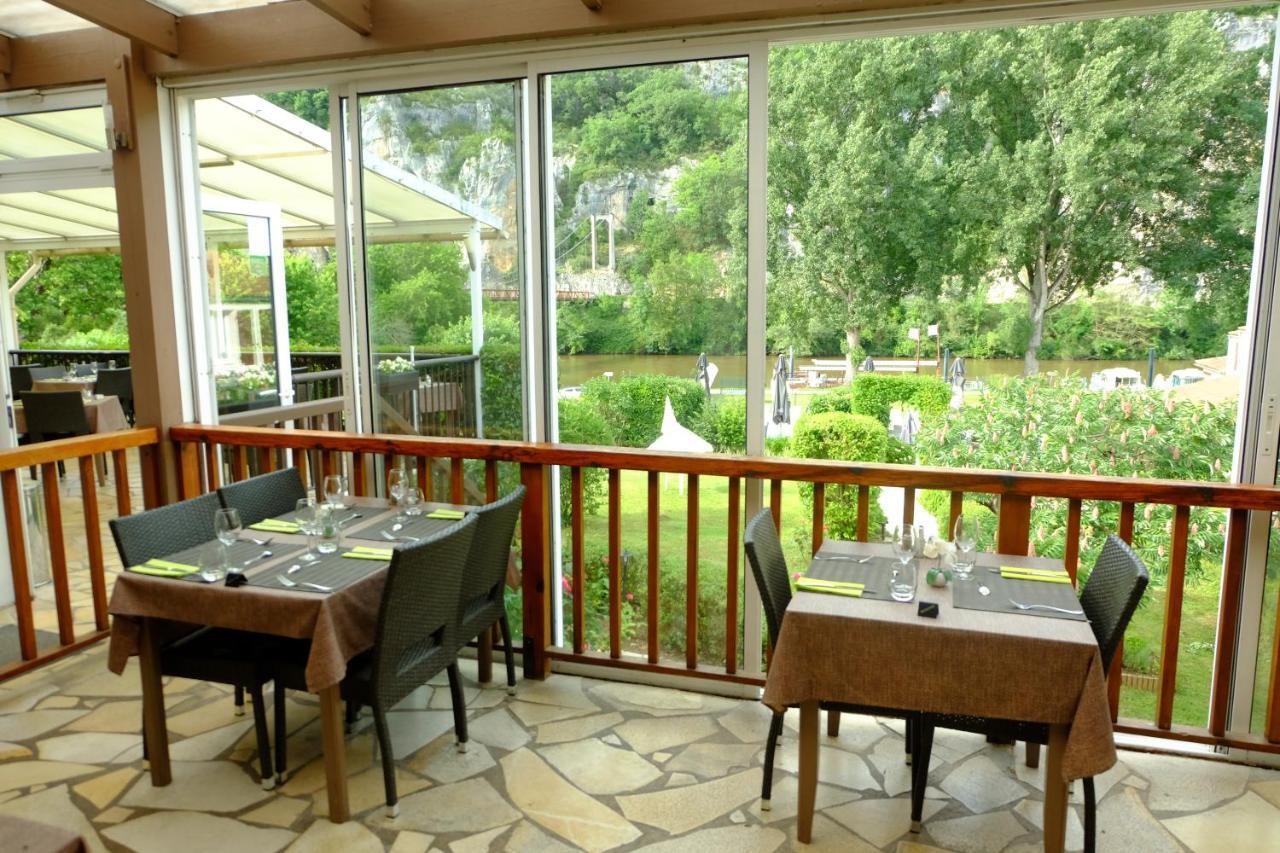 Hotel Restaurant Les Falaises Bouziès Kültér fotó